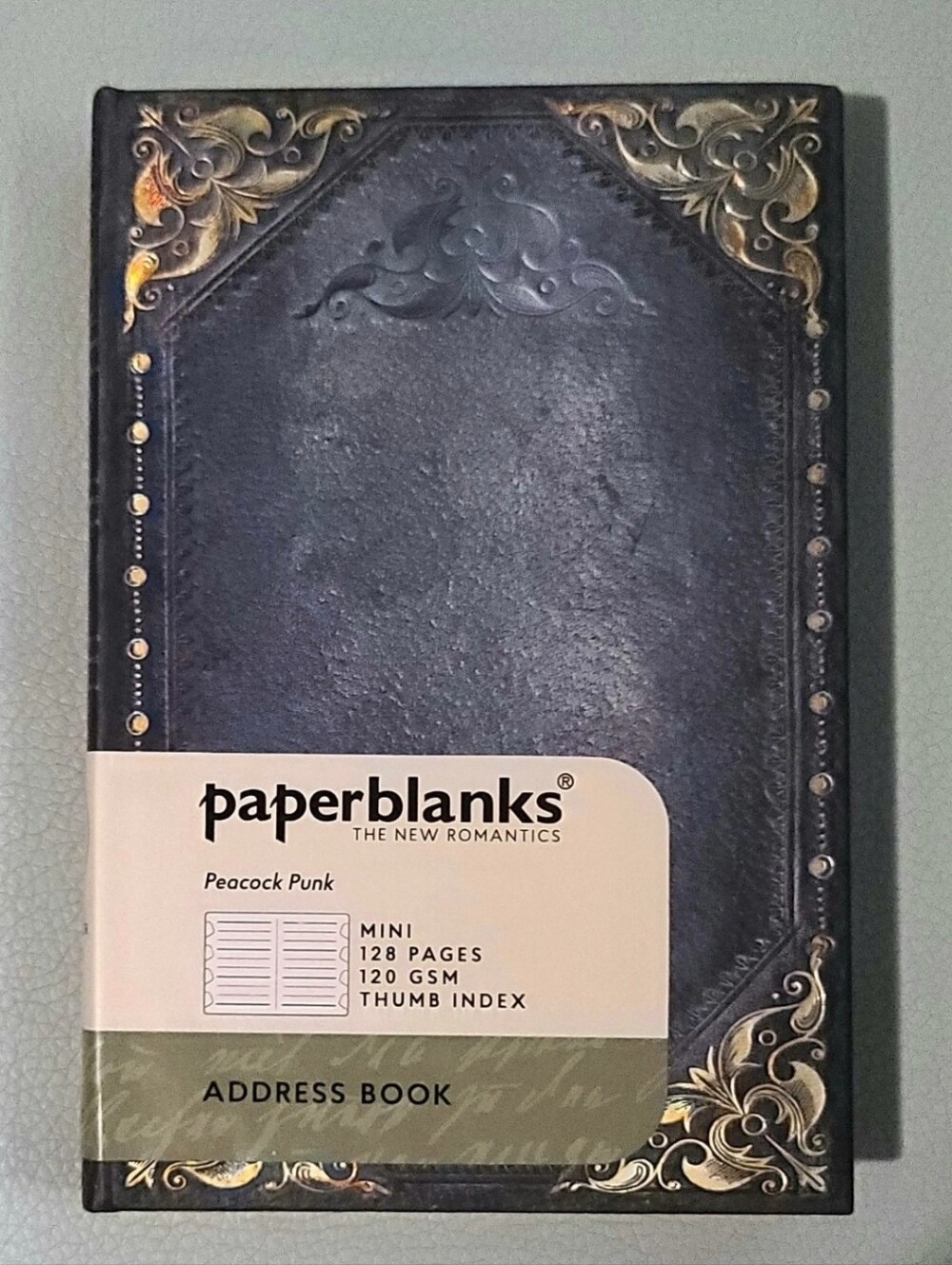 NWT Paperblanks "Peacock Punk" Mini Hardcover Address Book 🔮
